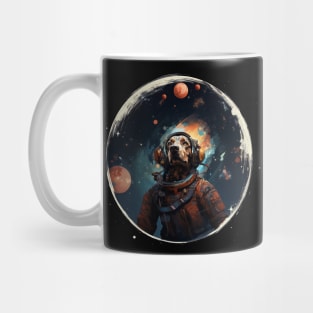 Astronaut Dog in Space! Mug